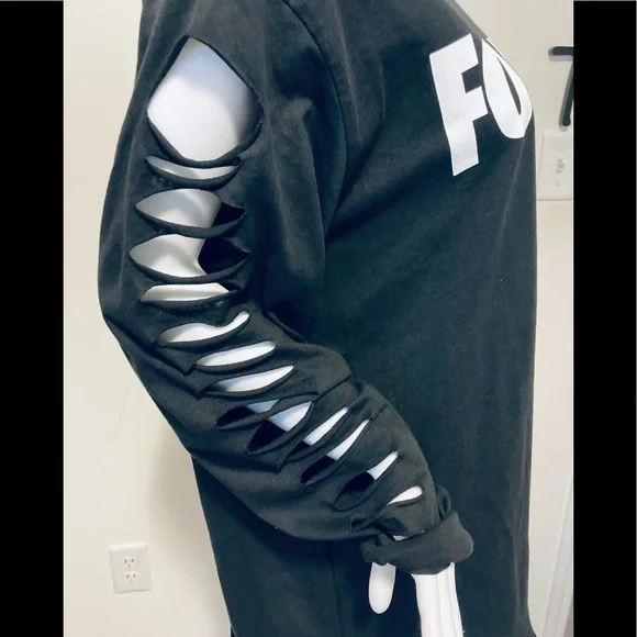 FORTNITE RIPPED DETAIL TSHIRT DRESS - Picture 10 of 16